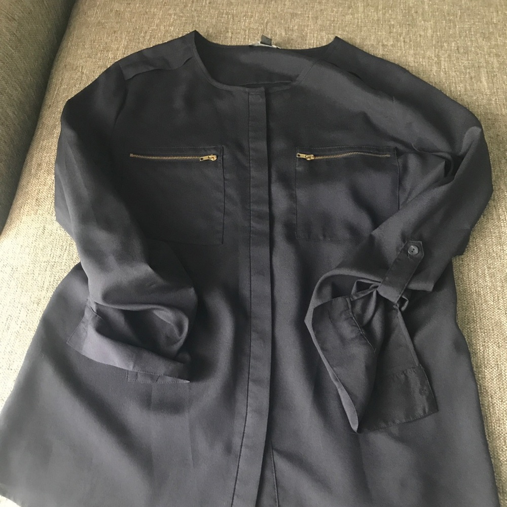 Navy Blouse